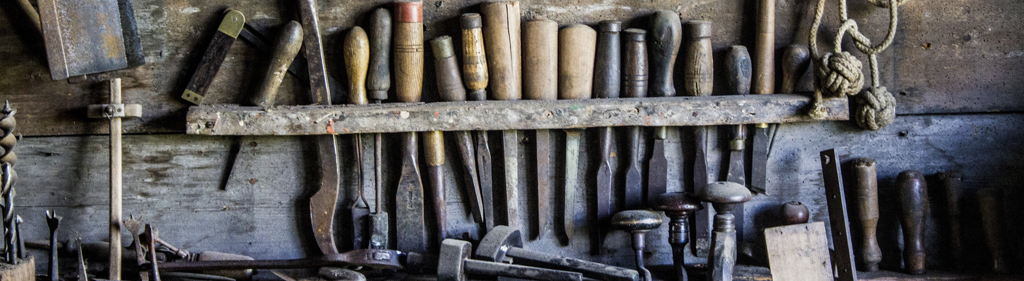 Werkzeug an der Wand