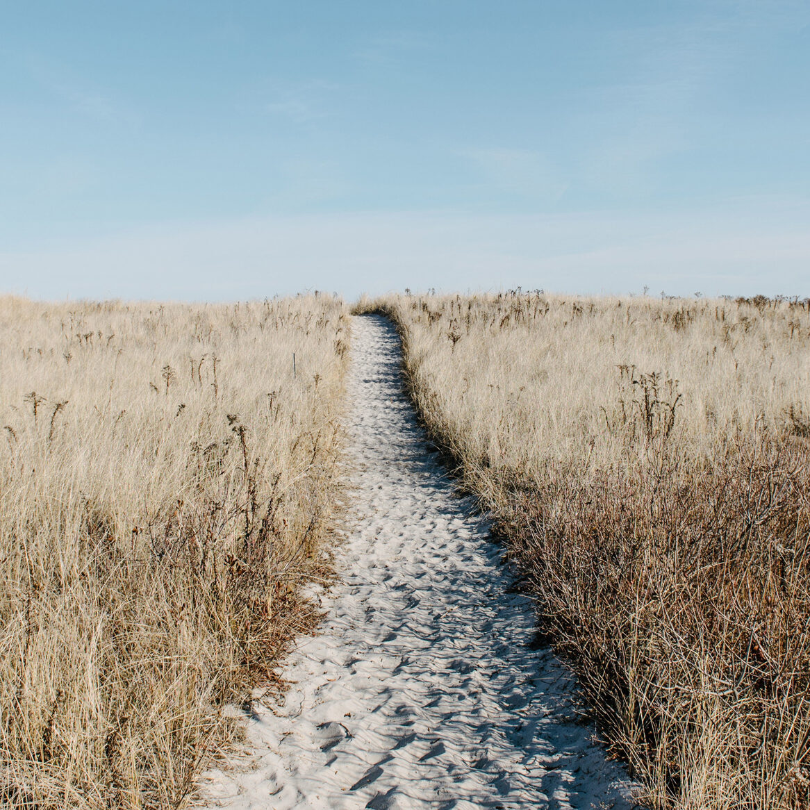 Weg über Düne